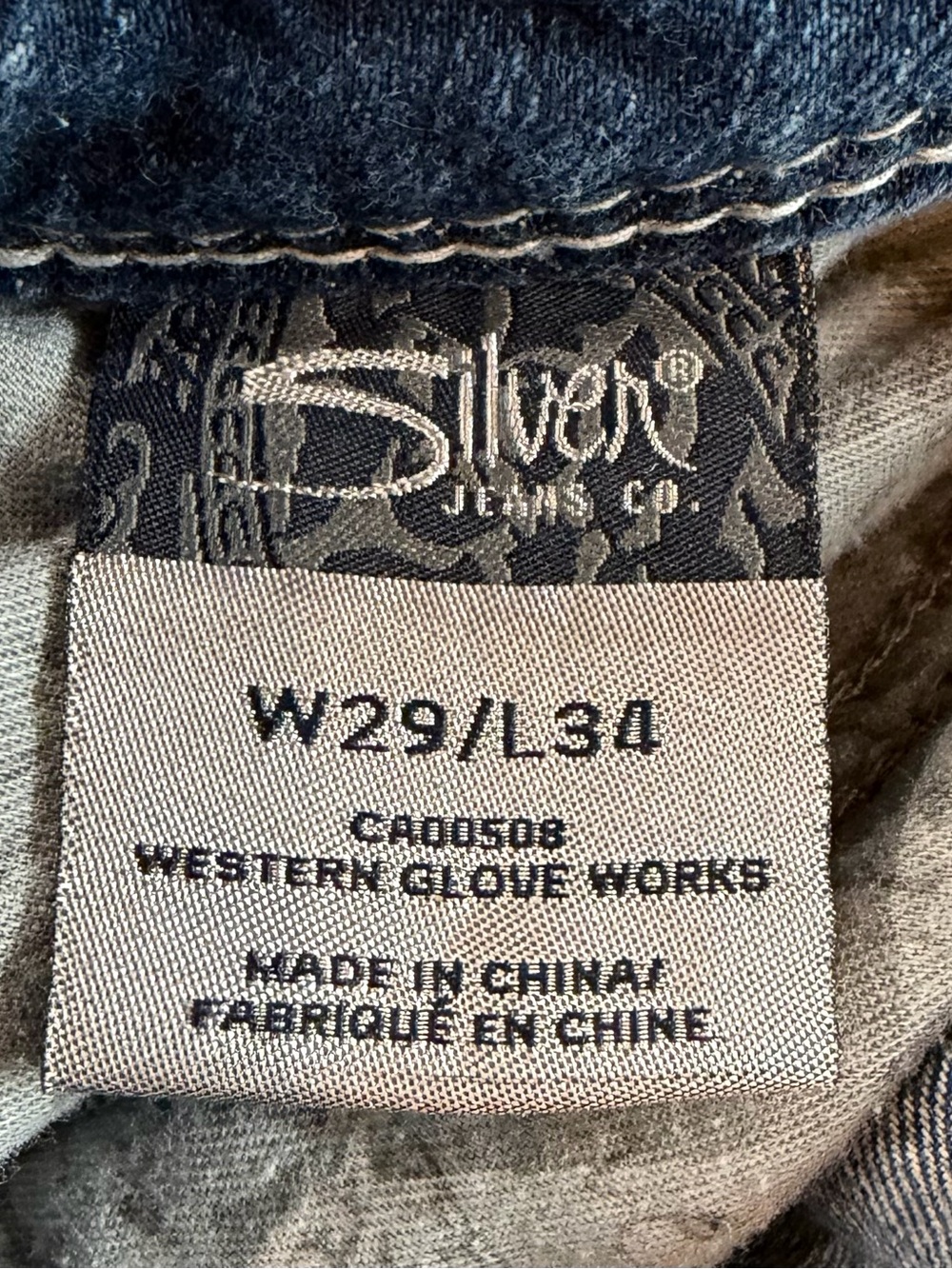 Silver Jeans Suki Women’s Size 29x33 Bootcut Medium Wash Mid Rise Thick Stitch - Picture 11 of 13